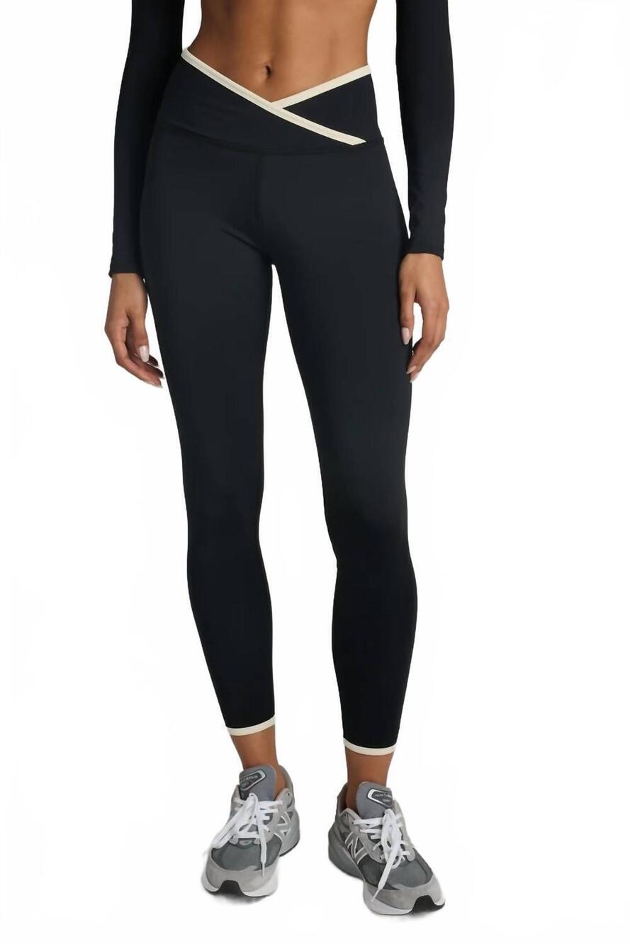 NEW STRUT THIS rae ankle legging in black/shell